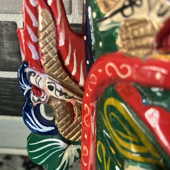 Vintage hand carved and painted Chinese Mask. - Picture 5 of 7